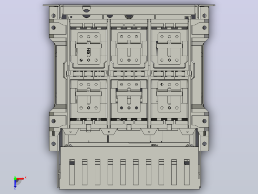 NA1-2000X-630 3P抽屉万能式断路器三维模型202202俯视缩略图