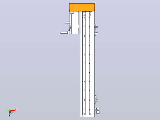 ACH6-BR-300-100W伺服电机 ACH6 螺杆驱动 直线滑台模组俯视缩略图