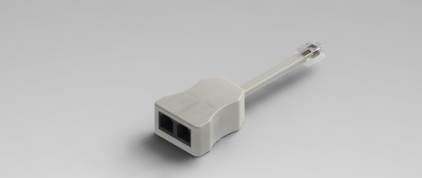 模块化RJ45双口分配器