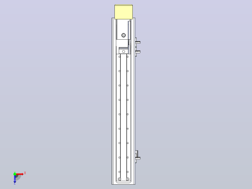 ATH6-BM-300-100W伺服电机 ATH6 螺杆驱动 直线滑台模组俯视缩略图