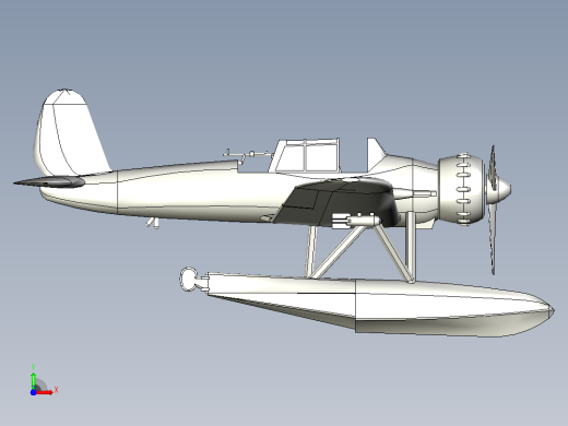 Arado Ar196 A-3飞机前视缩略图