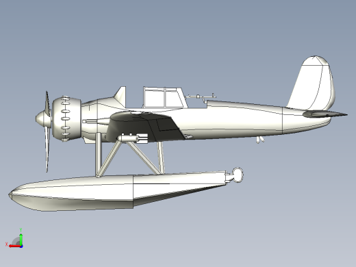 Arado Ar196 A-3飞机后视缩略图