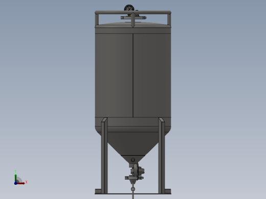 150L发酵罐模型 