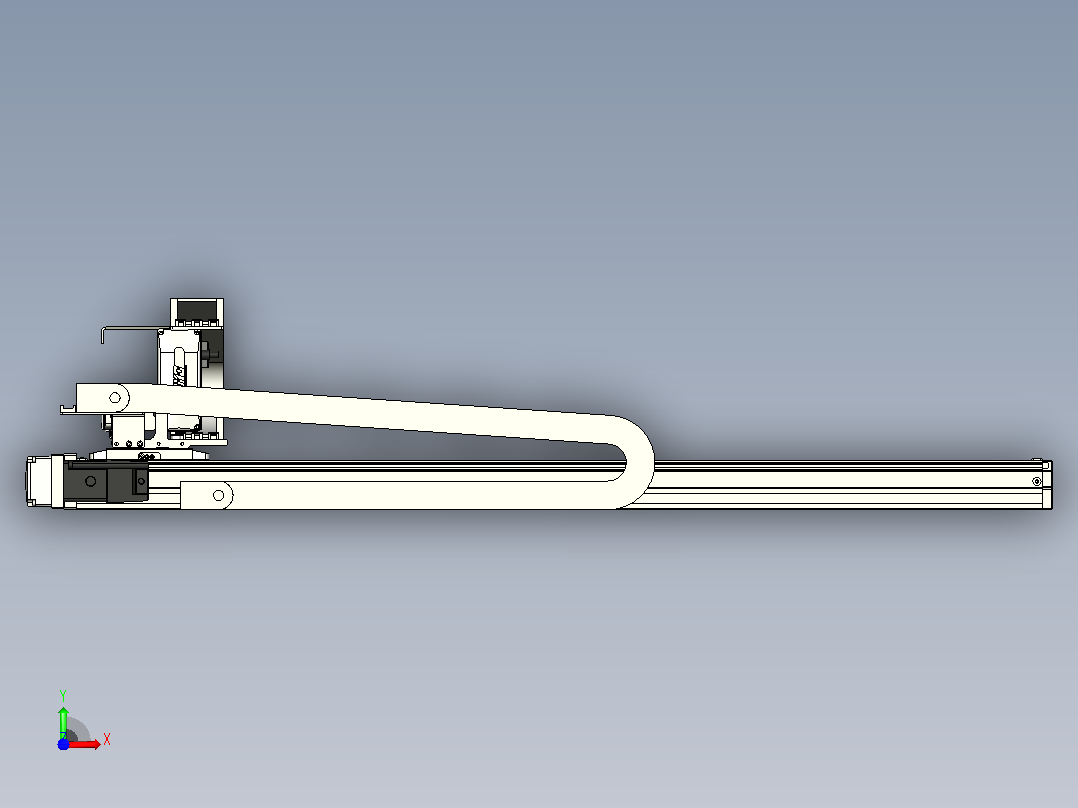 XYGT210-A2-800-300-M-C-0001丝杆模组 XY悬臂 负载2-5KG 内嵌式 XYGT210-A2 替换TOYO直线模组前视图