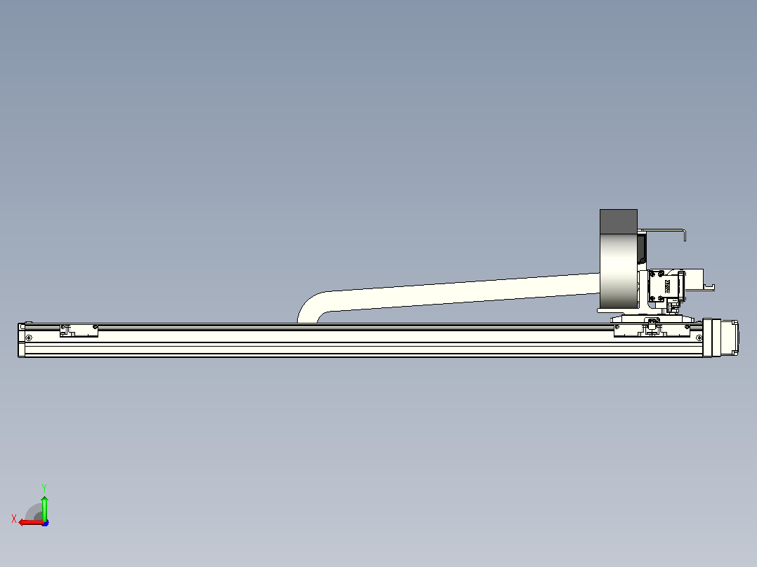 XYGT210-A2-800-300-M-C-0001丝杆模组 XY悬臂 负载2-5KG 内嵌式 XYGT210-A2 替换TOYO直线模组后视图