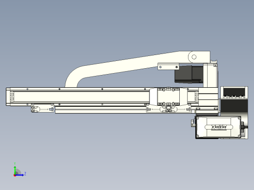 XYGT210-A2-800-300-M-C-0001丝杆模组 XY悬臂 负载2-5KG 内嵌式 XYGT210-A2 替换TOYO直线模组左视缩略图