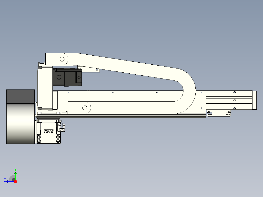 XYGT210-A2-800-300-M-C-0001丝杆模组 XY悬臂 负载2-5KG 内嵌式 XYGT210-A2 替换TOYO直线模组右视图