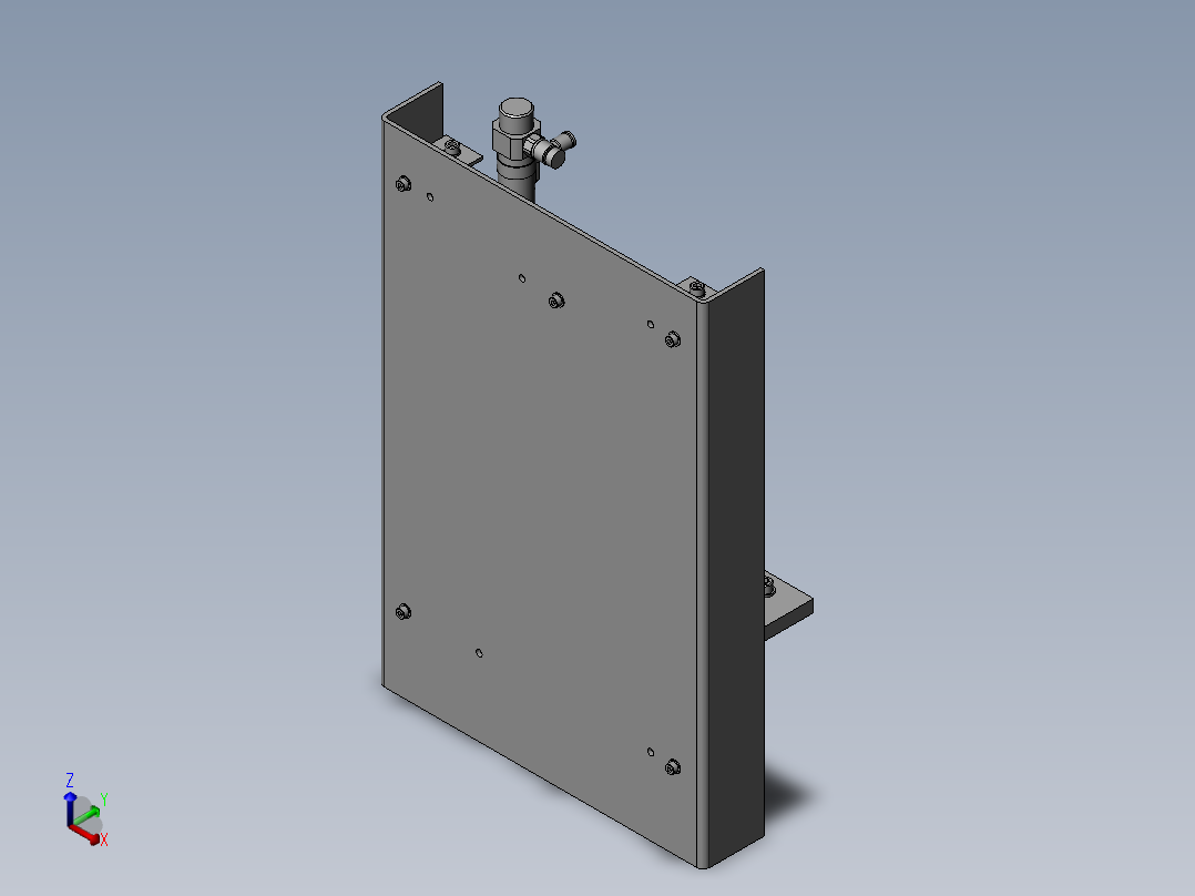 超负荷减轻卷帘正等轴测图