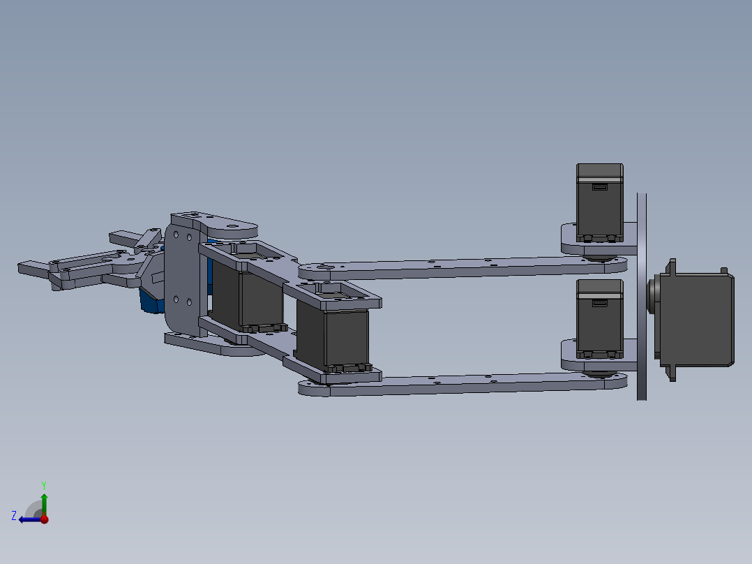 乌斯曼机械臂右视图