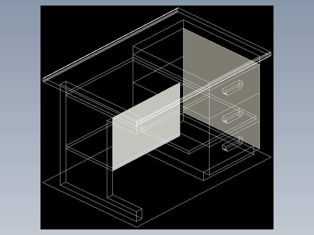 室内家具及植物的维模型十二-B032