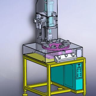 F137+电源插头芯多工位气液增压铆压机