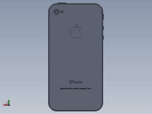 solidworks iphone4模型后视缩略图