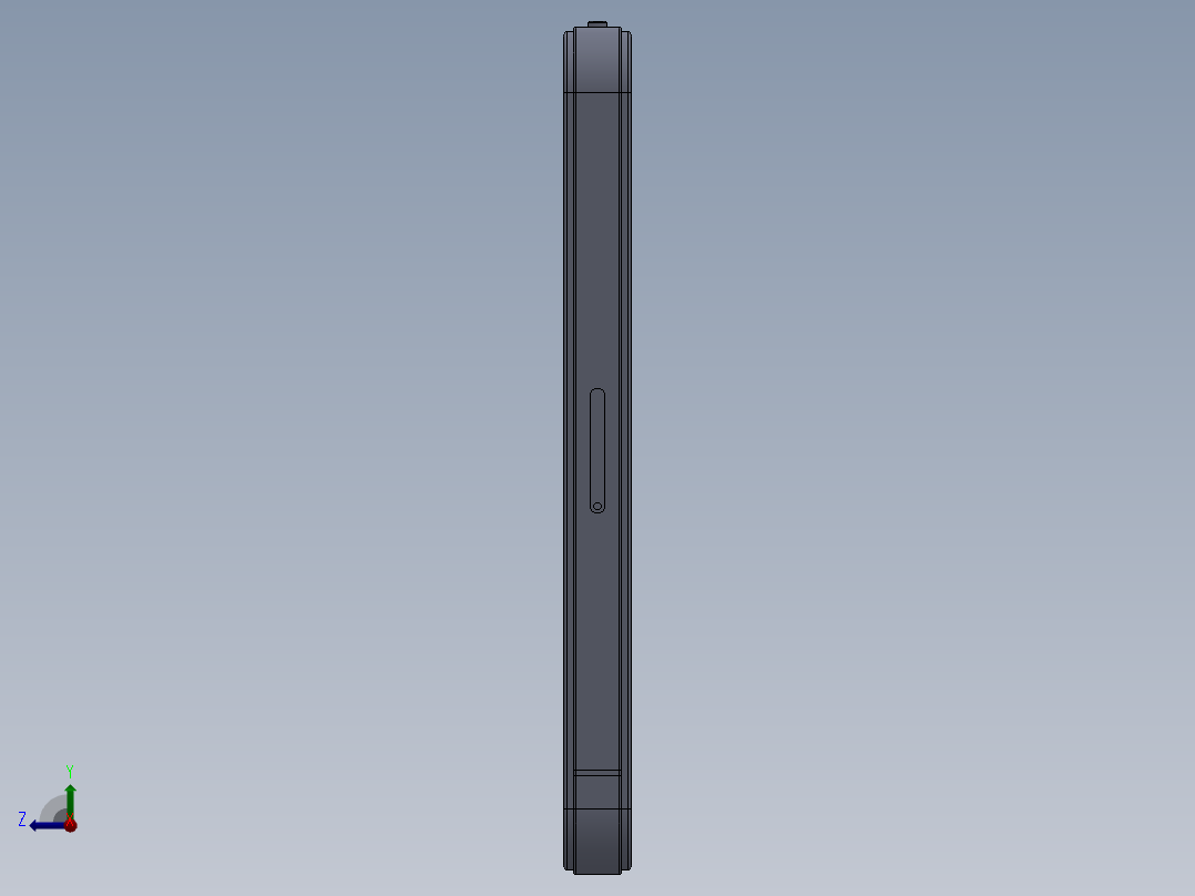 solidworks iphone4模型右视图