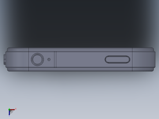 solidworks iphone4模型俯视缩略图