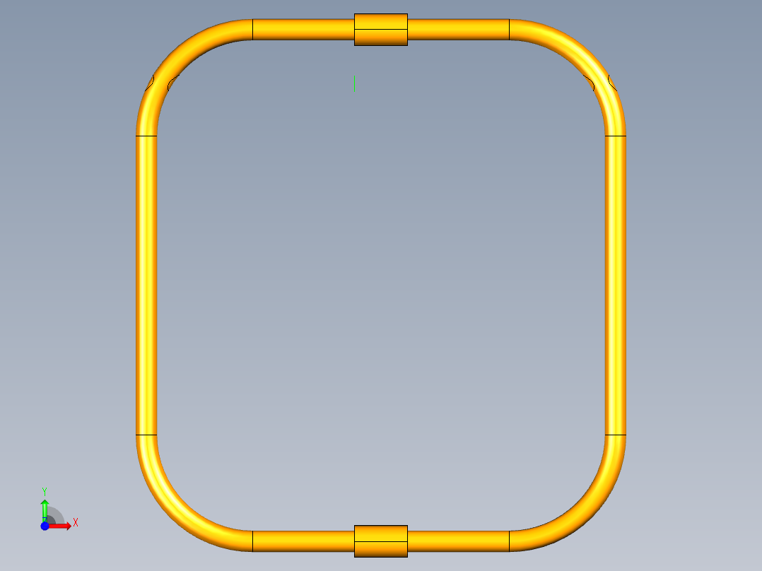 折叠椅子前视图