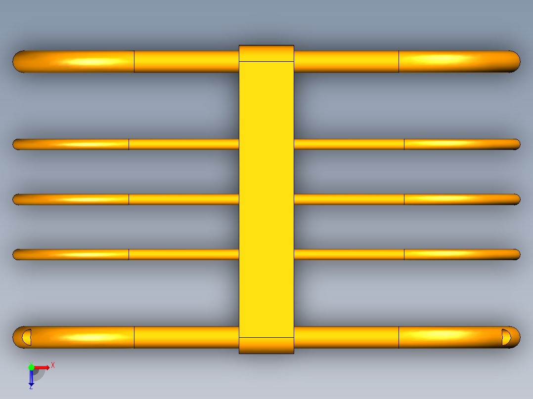 折叠椅子俯视图