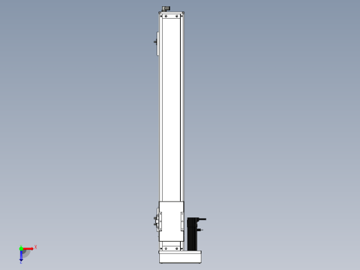 Toyo东佑达直线模组-ECH12-750-BL-100W+煞車俯视缩略图