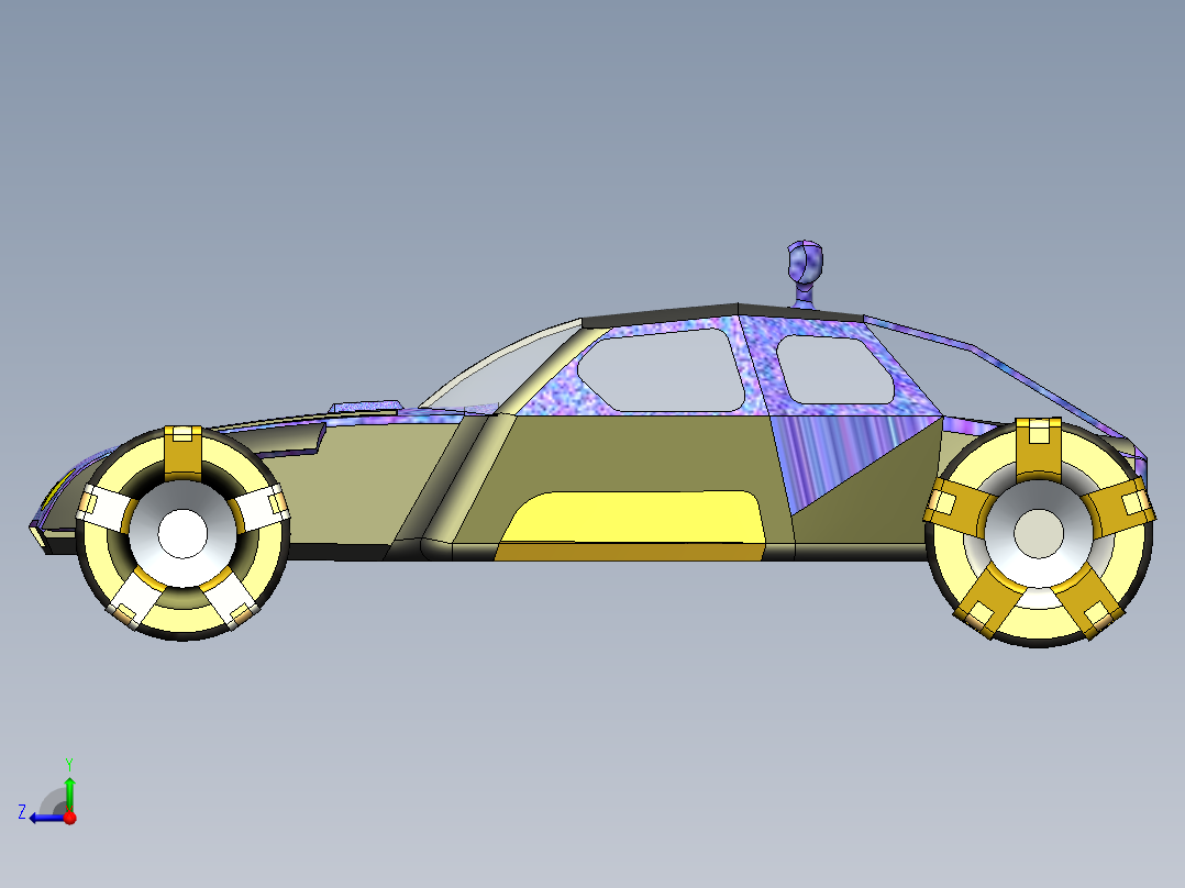 叶鹏飞-模拟探险车右视图