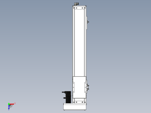 Toyo东佑达直线模组-ECH12-500-BR-100W俯视缩略图