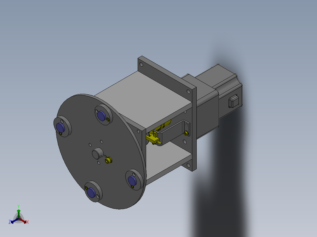 M42转台正等轴测图