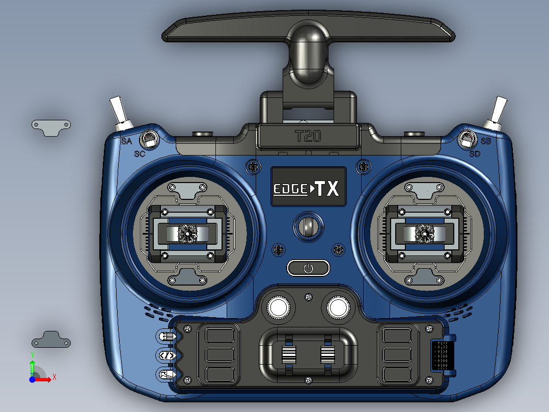 Jumper牌T-20S遥控器前视图