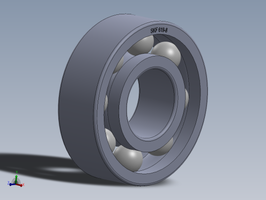 滚珠轴承-SKF BALL BEARING 619-8 8x19x6