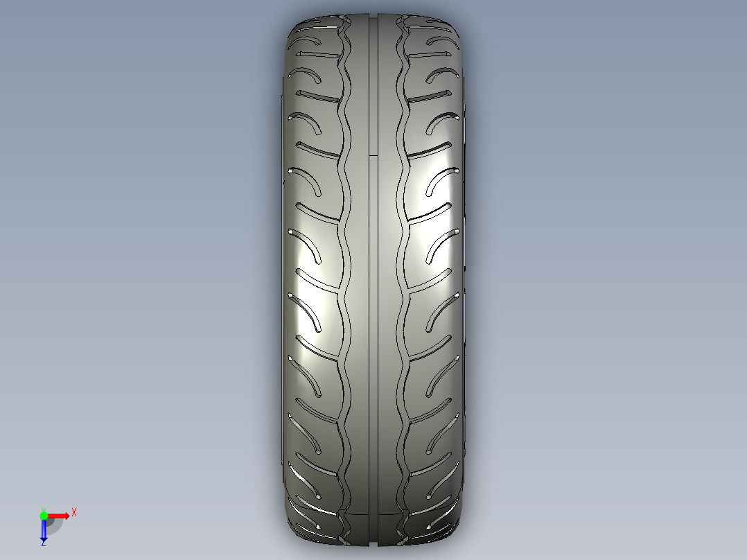 195-50-R15车轮和轮胎总成15英寸轮辋俯视图