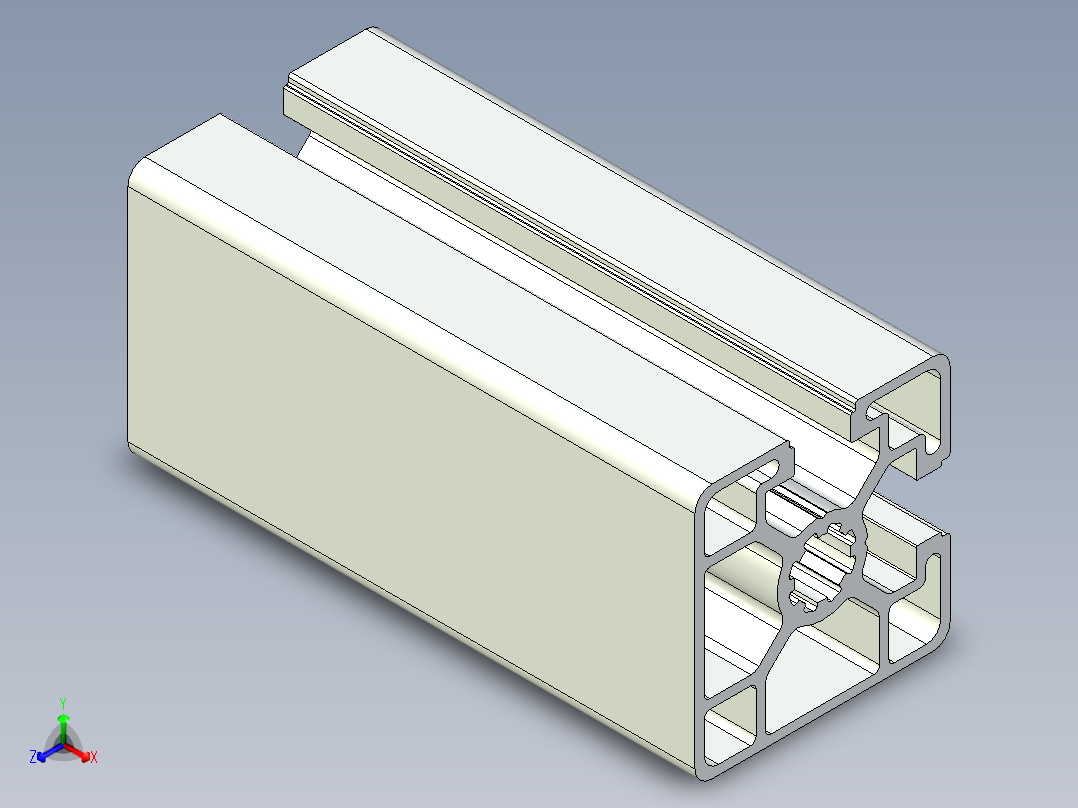 型材-BR 45X45L 2NVS KJN992402.STEP主视图