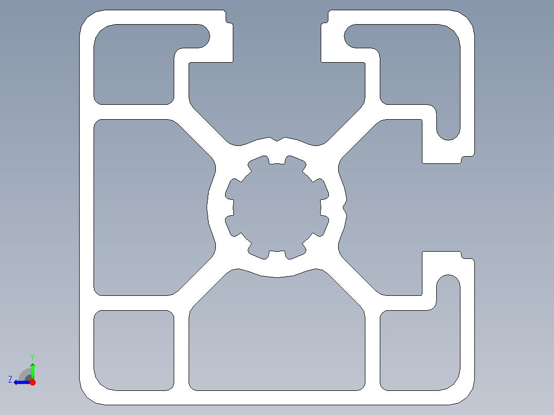 型材-BR 45X45L 2NVS KJN992402.STEP右视图