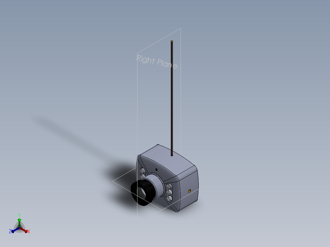 摄像头正等轴测图