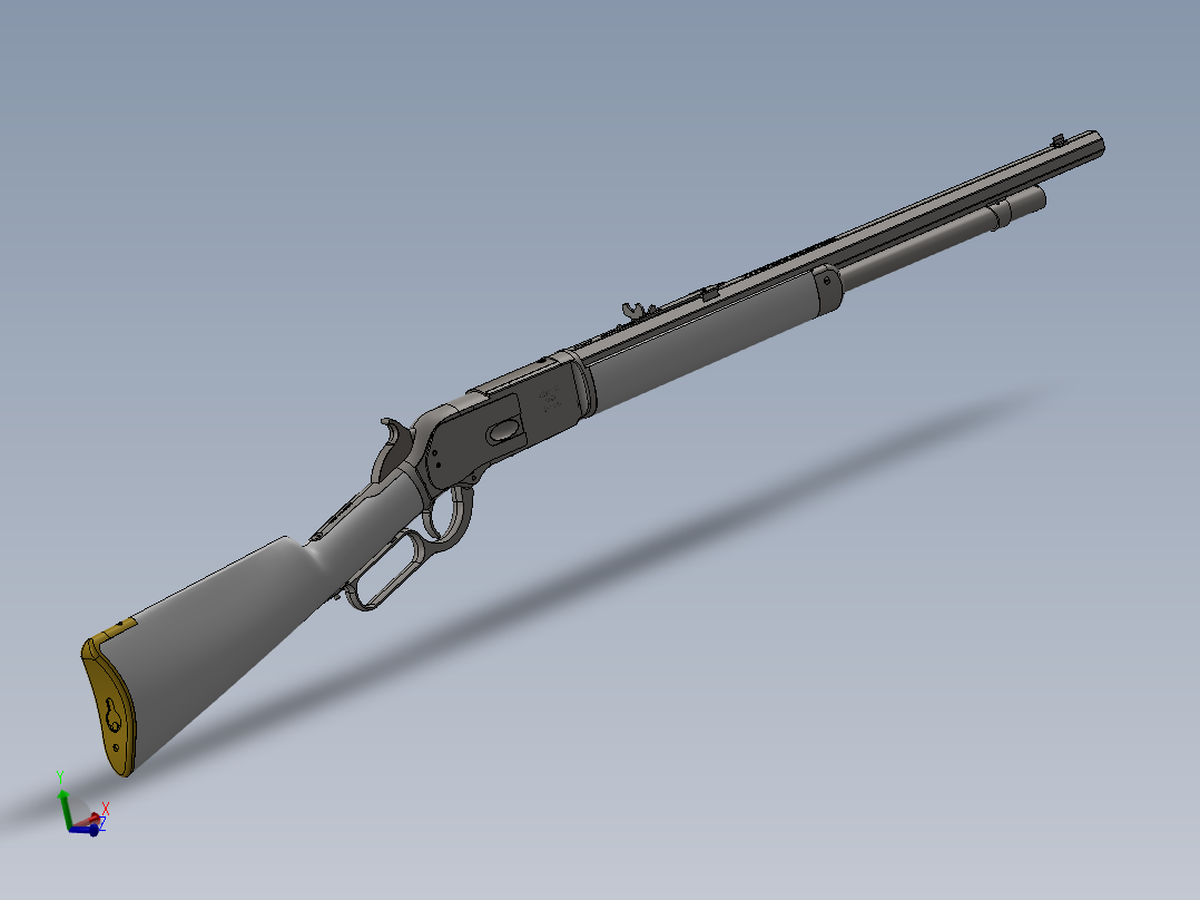 温彻斯特1876卡宾枪主视图