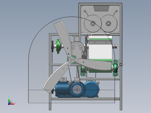 小型多功能切菜机的设计前视缩略图