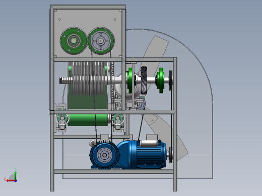 小型多功能切菜机的设计后视缩略图