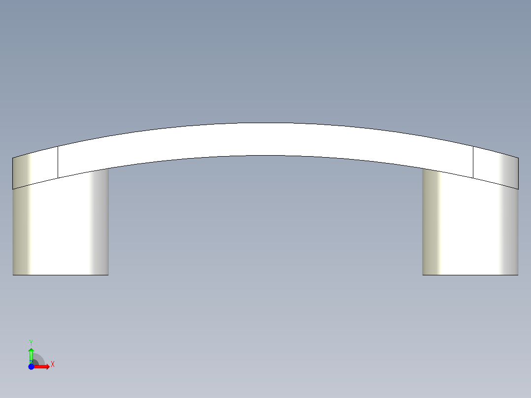 人體工學型把手EBP,EBP.B-3D多系列多零件图纸模型前视图