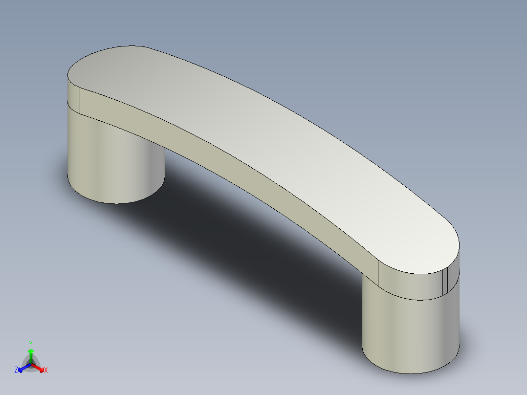 人體工學型把手EBP,EBP.B-3D多系列多零件图纸模型正等轴测图