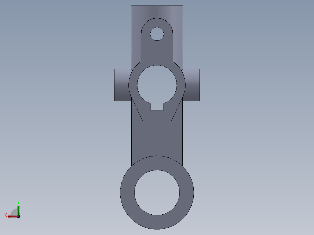 机械零件图5后视图