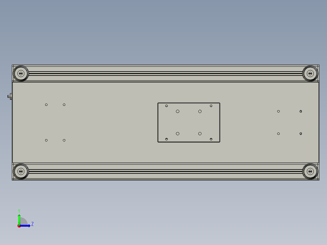 接触角测量仪左视图