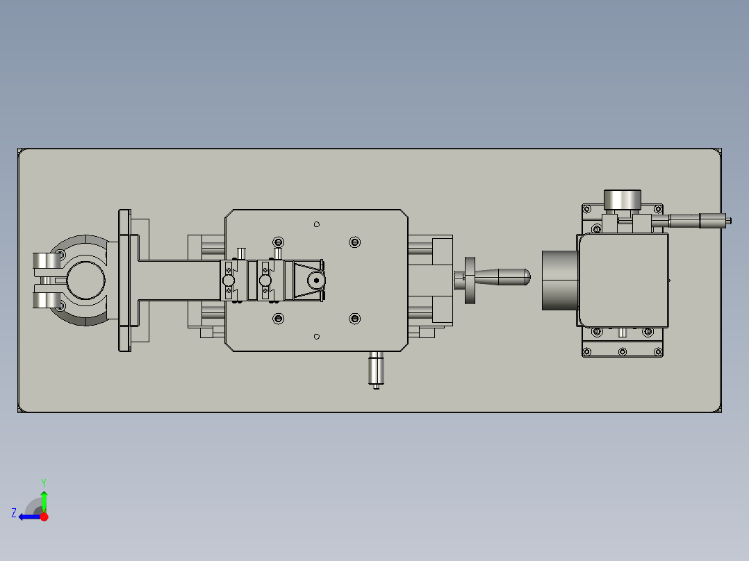 接触角测量仪右视图
