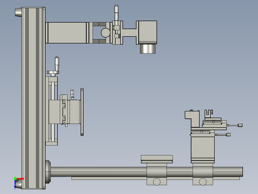 接触角测量仪俯视图