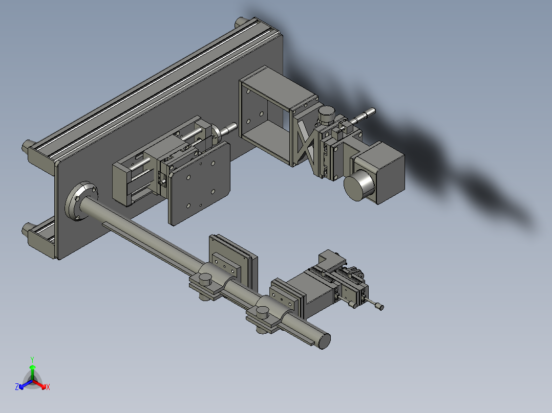 接触角测量仪正等轴测图