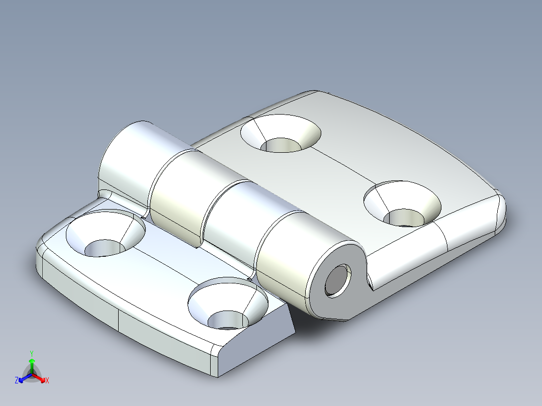 型材-KJN 25-45 COMBI HINGE 095K2545F00主视图