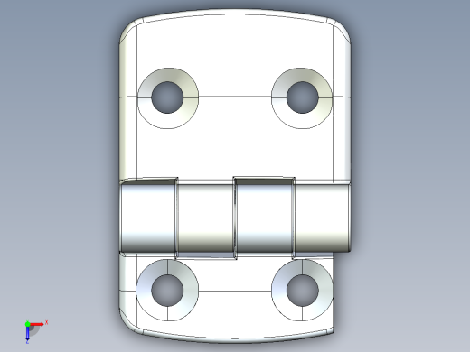 型材-KJN 25-45 COMBI HINGE 095K2545F00俯视缩略图