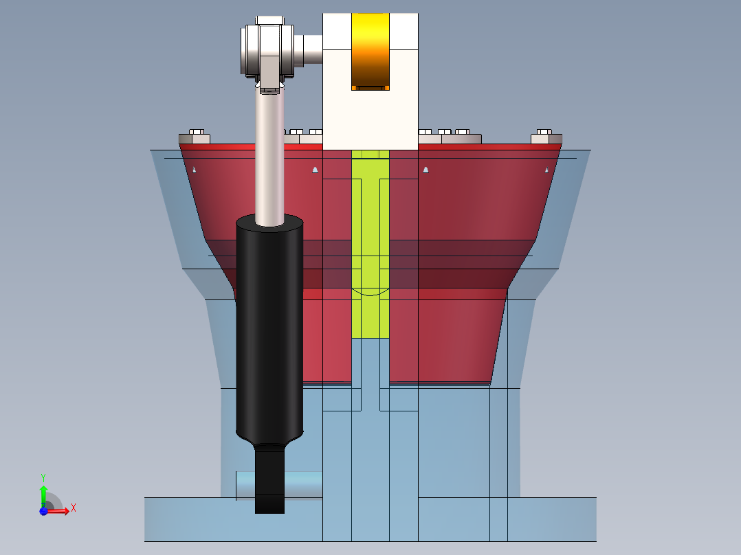 液压卡瓦前视图