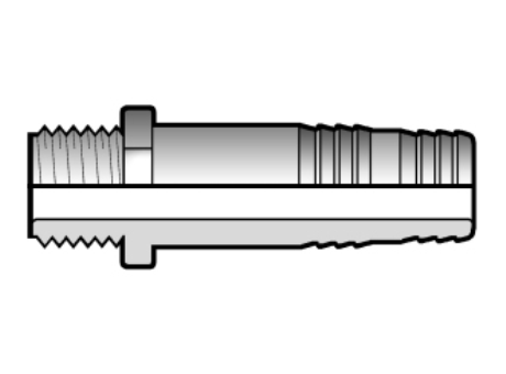 25AFV BSP软管接头的阳螺纹端缩略图