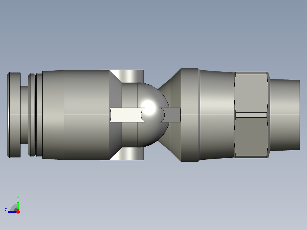 基恩士SJ-MS4_kc图纸模型右视图