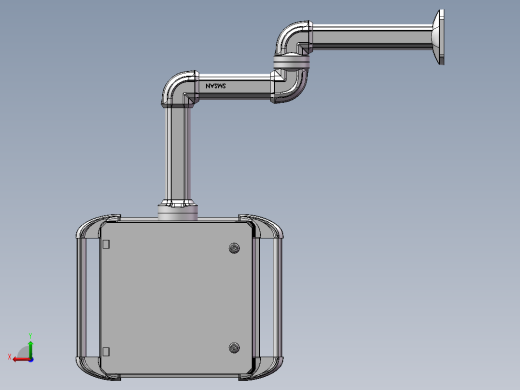 向下固定底座+中间连接器+转角+箱体连接器+控制箱后视缩略图