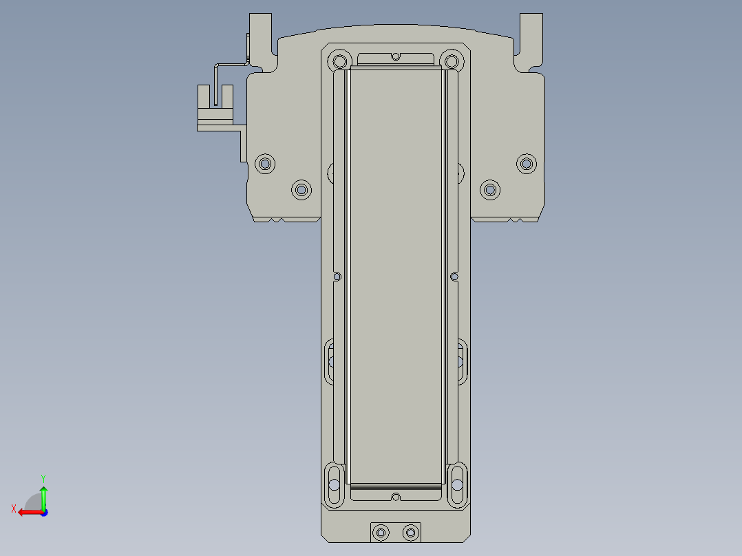 半封闭丝杆滑台MT120BS.L#.1250.BM.P40.C3后视图