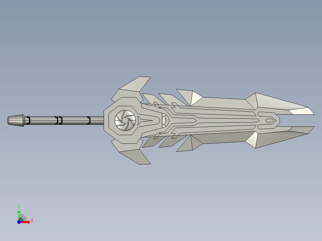 剑、宝剑(165)前视图