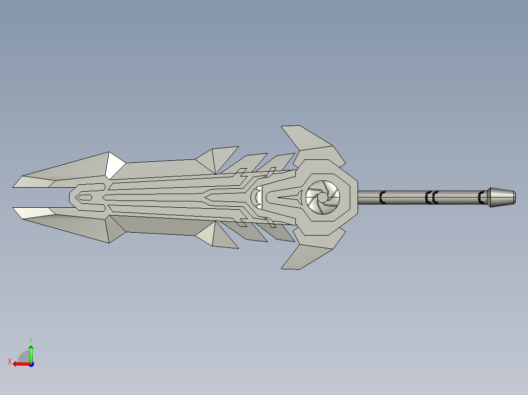 剑、宝剑(165)后视图