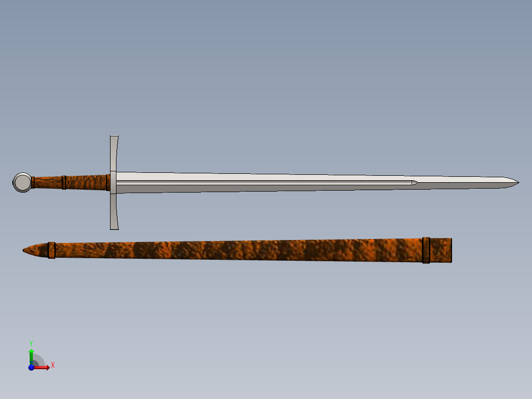 剑、宝剑(183)前视图